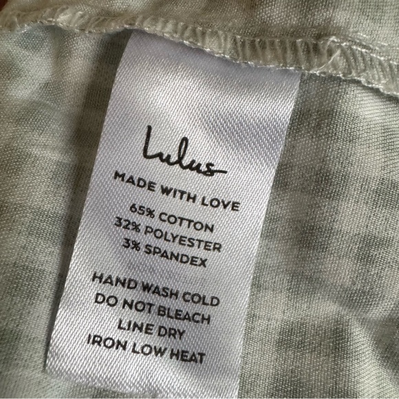 Lulus | Happy Chance Sage Green Gingham Square Neck Mini Dress - Picture 7 of 8